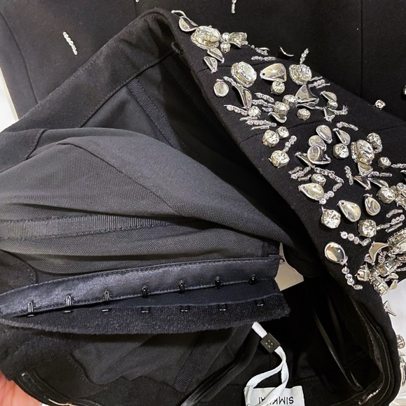 SIMKHAI Arta Embellished Strapless Bustier Dress - Picture 9 of 10